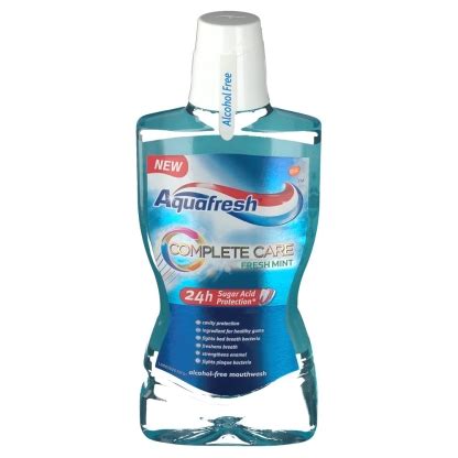 Aquafresh Complete Care Freshmint Mouthwash Shop Farmacia It