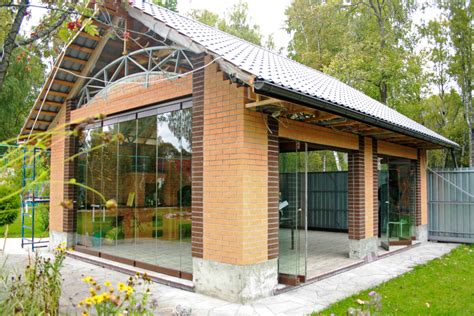 Беседки из кирпича и стекла (49 фото) - фото - картинки и рисунки ...