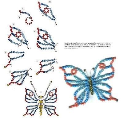 Beaded Butterfly Picture On Visualizeus Seed Bead Tutorial Beaded