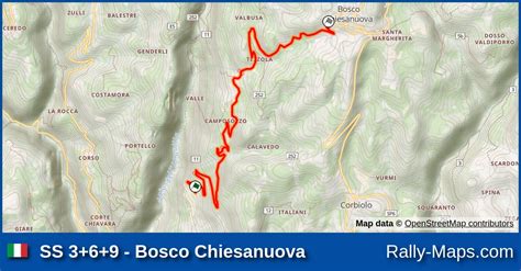 Karte WP 3 6 9 Bosco Chiesanuova Lessinia Rally Historic 2021