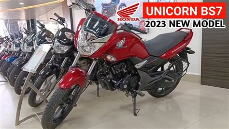 Finally Honda Unicorn Bs7 2023 Model Launch ️ New Price E20 And Obd2