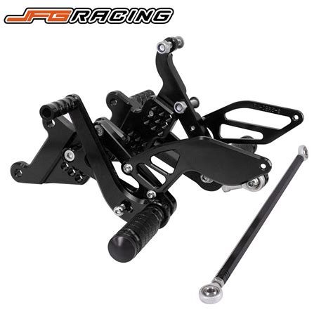 Motorcycle Adjustable Footpegs Foot Pegs Pedals Rest Rearset For Yamaha