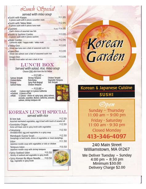 Korean Gardens Restaurant Amman Menu Fasci Garden