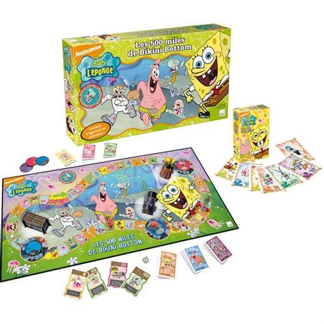 Pack Bob L Eponge Jeu Plateau Jeu 7 Familles Achat Vente Jeu