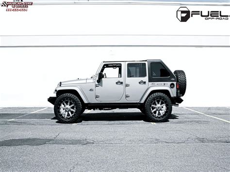 Jeep Wrangler Fuel Nutz D251 Matte Black Milled 22 X 10