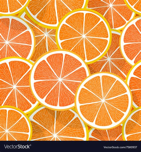 Citrus Seamless Pattern Royalty Free Vector Image