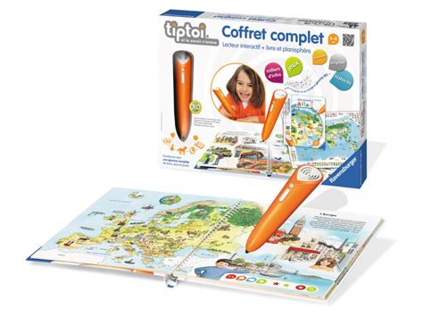 Ravensburger Tiptoï Coffret complet lecteur interactif Livre Atlas