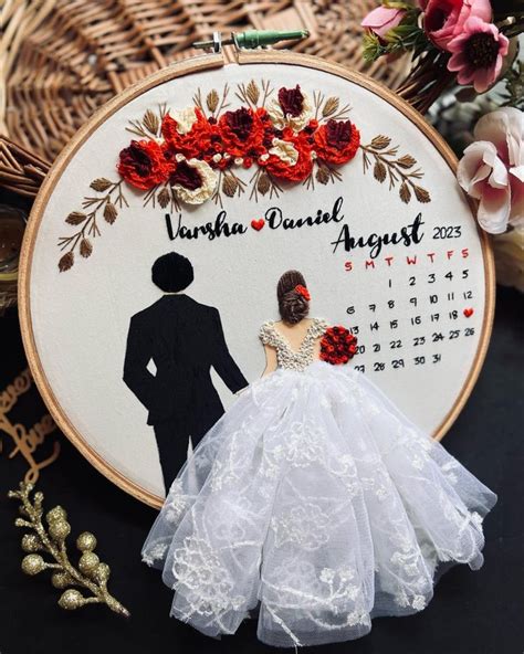 Customize Weeding Hoop In 2024 Wedding Embroidery Hoop Wedding