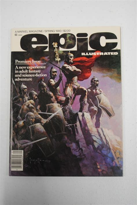 Epic Illustrated 11980 Marvel Magazine Frazetta Classic Cover Ebay