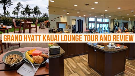 Grand Hyatt Kauai Lounge Tourreview Continental Breakfast Snacks