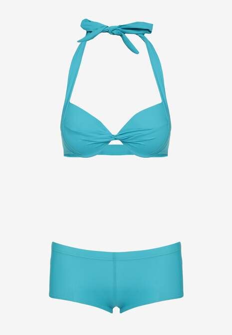 Niebieski Dwuczęściowy Komplet Bikini Zureviana Renee