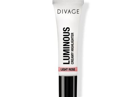 DIVAGE Luminous creamy highlighter LIGHT ROSE 15 ml | Markfarm apoteka