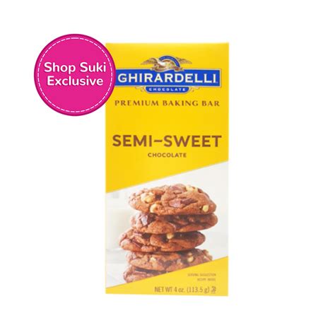 Ghirardelli Semi Sweet Chocolate Baking Bar 1135g 4oz