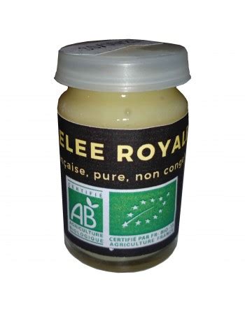 Cure de gelée royale pure et fraiche biologique française 2 pots de 25gr