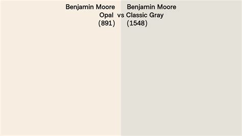 Benjamin Moore Opal Vs Classic Gray Side By Side Comparison