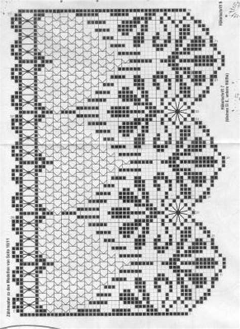 An Old Fashioned Cross Stitch Pattern With Black And White Designs On