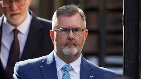 Jeffrey Donaldson Ex Mp Pleads Not Guilty To Sex Offence Charges Bbc