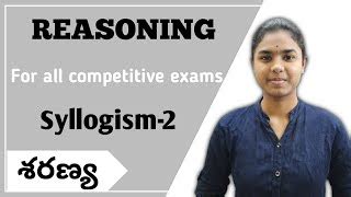 Syllogism Part Explained In Telugu Reasoning Classe Doovi