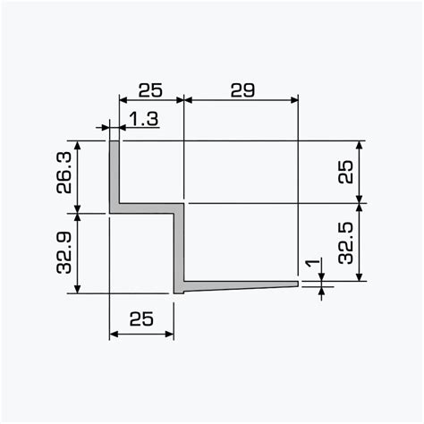 Profil Ba Tempolistel Profil S D Coratif Aluminium