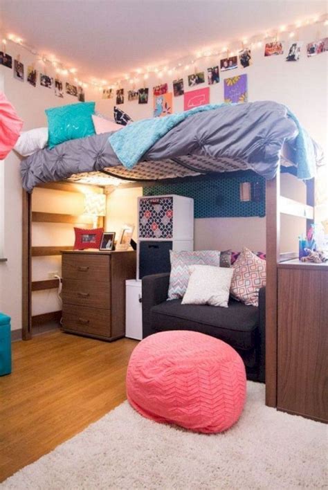 Stylish 41 Simple Dorm Room Organization Ideas Dorm Room Layouts Dorm Room Designs Elegant