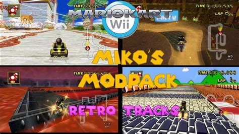 MKWii Music Pack Textures Retro Tracks YouTube