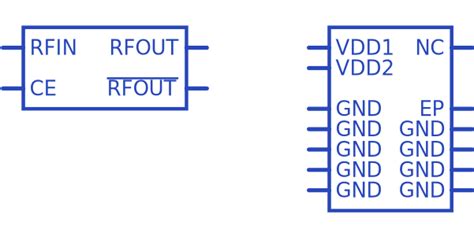 ADF5001BCPZ RL7 Analog Devices Datasheet PDF Footprint Symbol