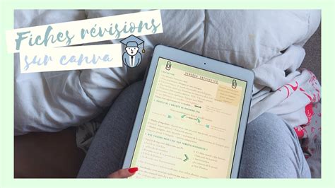 Tapes Pour Faire Une Fiche De R Vision Sur Canva Youtube