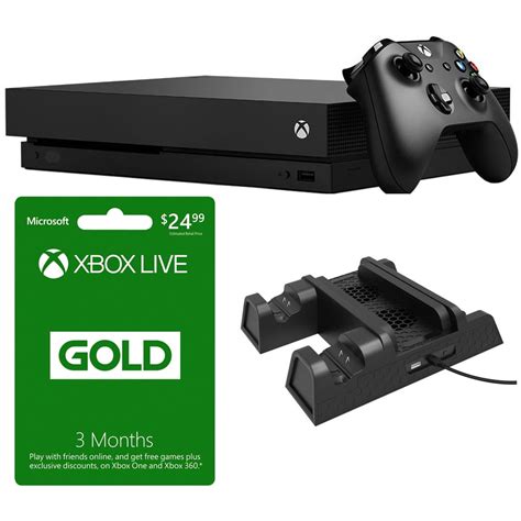 Microsoft Xbox One X 1tb Console Black Cyv 00001 With Microsoft Xbox