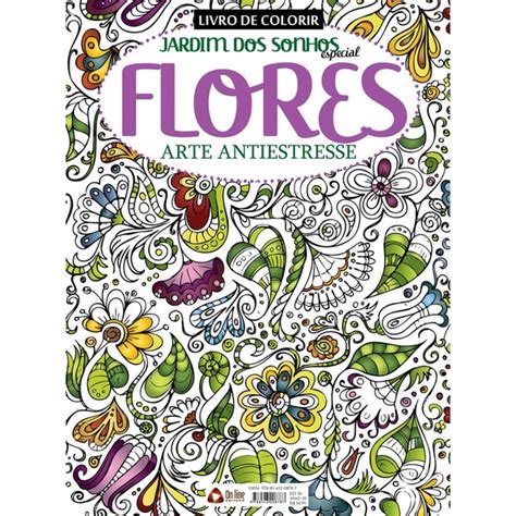 Livro De Colorir Antiestresse Flores Shopee Brasil