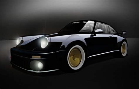 Wangans Infamous Blackbird Porsche 930 Turbo