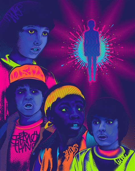 Stranger Things Neon Visions Posterspy