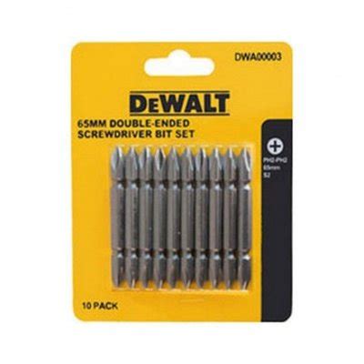 Buy Dewalt Dwa Double Ended Screwdriver Bit Set Pcs Mm