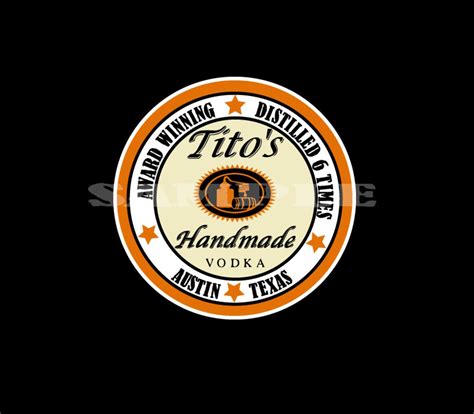 Titos Vodka Logo Sticker File Svg Png Etsy Canada