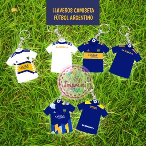 Plantillas Sublimar Llaveros Camiseta Fútbol Polimero Llaveritos