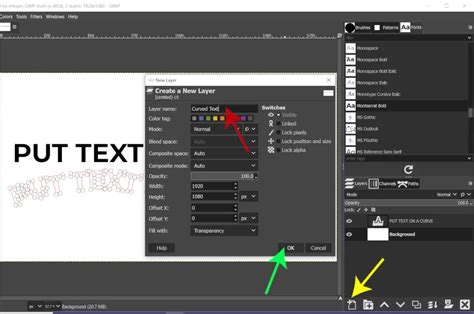 How To Put Text On A Curve In Gimp Davies Media Design