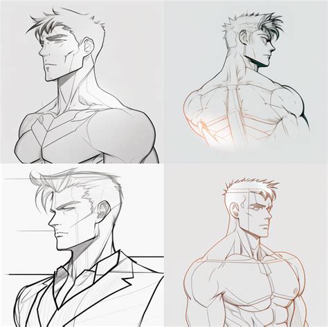 Step-by-Step Anime Male Drawing Poses for Character Design