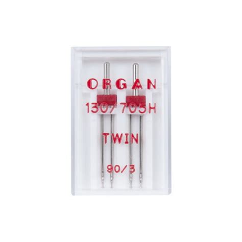 Иглы двойные ORGAN 130/705H №90/3 - Иглы в фирменном магазине Janome