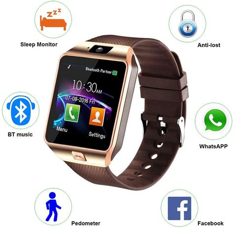 Bluetooth Smart Watch Avec Camera Carte Sim Et Maroc Ubuy