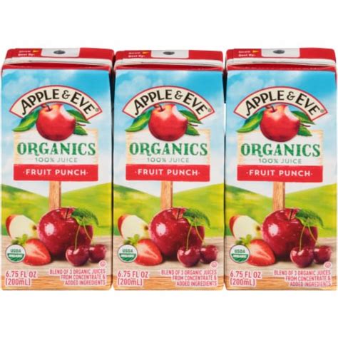 Apple Eve Organic Fruit Punch Juice Boxes 3 Ct 6 75 Fl Oz Ralphs