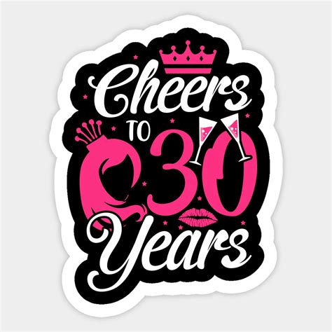 Cheers To 30 Years 30th Birthday By Ninetee 30th Birthday Birthday