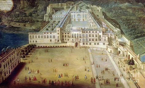 The Palace In Monaco In 1732 Painting by Joseph Bressan - Pixels