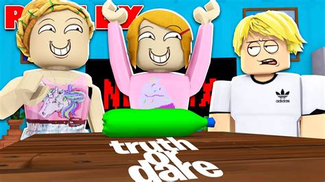 Roblox Brookhaven We Played Truth Or Dare At My Sleepover Youtube