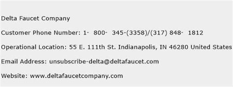 Delta Faucet Company Number Delta Faucet Company Customer Service Phone Number Delta Faucet