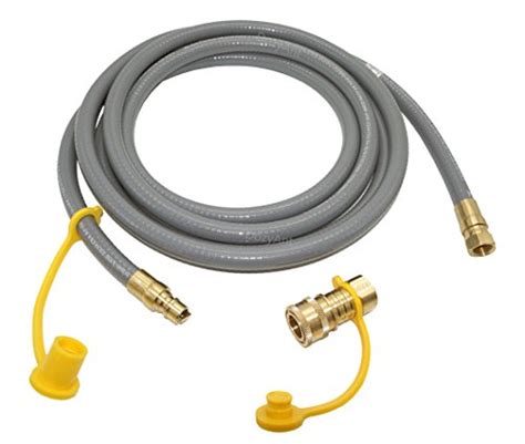 DozyAnt 12 Feet Natural Gas And Propane Gas Hose Assembly For Low