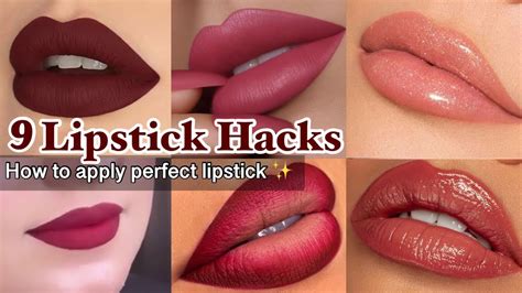 Latest 9 Lipstick Hacks How To Apply Perfect Lipstick Every Girl