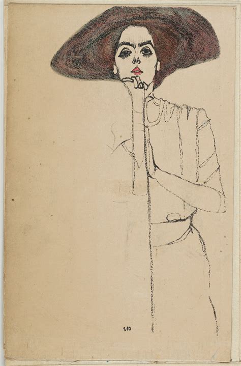 Egon Schiele Woman Portrait