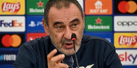 Sarri La Conferenza Stampa Prima Di Lazio Bayern Monaco Rivivi La Diretta