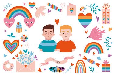 Gay Cartoon Boy Vector Images Over