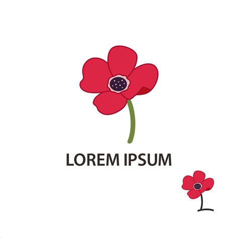 Red Flower Logo Illustration Vector Design 31693030 Vector Art At Vecteezy