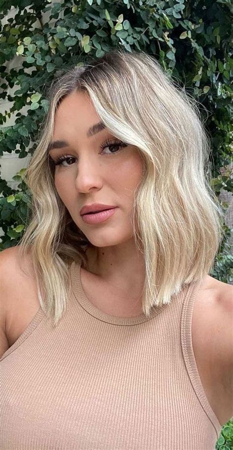 40 Trendy Lob Haircuts Hairstyles In 2022 Blonde Soft Textured Lob